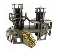 WWG Industry of War Raffineria 1 - Dipinta/Non Dipinta - 28mm Wargame Terrain