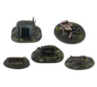 WWG Jungle Warfare Posizioni Difensive Nascoste - Wargame Terrain Diorama