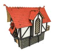 WWG Medieval Town Casa di Città Grande (Dipinta/Non Dipinta) - 28mm Terreno