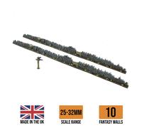 WWG Muri Fantasy di Resina Extra-Dettagli (Set da 5, 10, 20) -Wargame Terrain