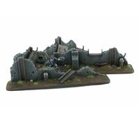 WWG War-Torn City Barricate Difensive - 28mm Wargame Terrain Modellismo