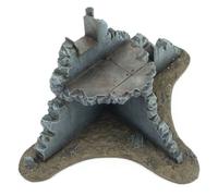 WWG War-Torn City Sezione Mediana di Edificio Distrutto - 28mm Wargame Terrain