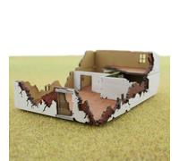 WWG World at War Casa Distrutta 1 Scala 15mm - Wargame Terrain Figure