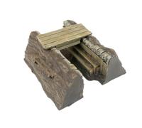 WWG World At War Trench System Posizione di Tiro con Gradoni e Passerella-28mm