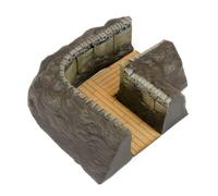 WWG World At War Trench System Sezioni Trincee ad Angolo x 2 - 28mm Terrain