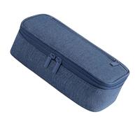 WWHJR Astuccio semplice Astuccio per matite tinta unita Astuccio per penne Organizzatori Sacchetti di grande capacità Forniture scolastiche Sacchetto di colore solido Grande capacità, Marina Militare