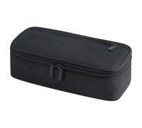 WWHJR Astuccio semplice Astuccio per matite tinta unita Astuccio per penne Organizzatori Sacchetti di grande capacità Forniture scolastiche Sacchetto di colore solido Grande capacità, Nero