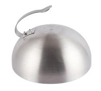 WWHJR Copertura per alimenti versatile Copertura rotonda per bistecca in acciaio inossidabile Cupole di fusione del formaggio rotonde per cucina ristorante accessorio da cucina