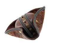WWHJR Stile punk goffrato in pelle PU cappello da pirata accessori costume per eventi fantasy e abbigliamento quotidiano Fair Pirate Gear
