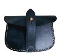 WWII British Army Sam Browne marsupio in pelle per munizioni da cintura NERO ...