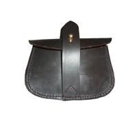 WWII British Army Sam Browne marsupio in pelle per munizioni per cintura marr...