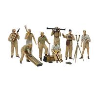 TAMIYA 1/35 GERMAN ARTILLERY CREW SET AFRICA CORPS LUFTWAFFE