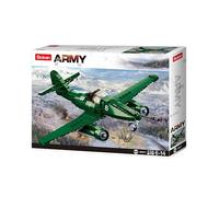 WWII SL95837 German Jet Hunter (338 Pieces), Sluban Clamping Blocks, Play Set