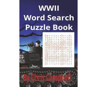 WWII Word Search Puzzle Book: 110 Pages, 55 Puzzles, great for gifts.