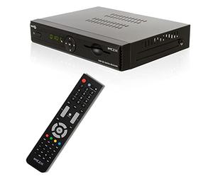 WWIO BRE2ZE T2/C Cavo, Terrestre Full HD Nero Set-Top Box TV BRE2ZE T2/C, Cavo, Terrestre, DVB-C,DVB-T2, 1080p, H.265,HEVC, 10,100 Mbit/s, 512 MB