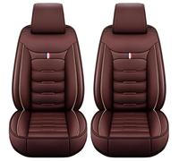 WWITH 2Pcs Auto Set Coprisedili per Audi Q4 e-Tron 2021/Q4 Sportback e-Tron/Q4 e-Tron Concept 2019, Impermeabili Antiscivolo Traspirante Anteriori Protezione Sedile Accessori Interno,E/Coffee