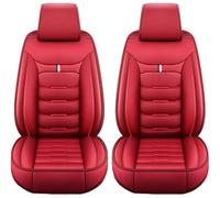 WWITH 2Pcs Auto Set Coprisedili per Audi Q4 e-Tron 2021/Q4 Sportback e-Tron/Q4 e-Tron Concept 2019, Impermeabili Antiscivolo Traspirante Anteriori Protezione Sedile Accessori Interno,C/Red