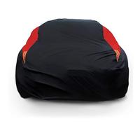 WWITH Telo Copri Auto per Suzuki S-Presso 2019 2020 2021 2022 2023-2025, Telo Copriauto da Esterno Impermeabile Traspirante Antipolvere Deposito Copertura Parcheggio,A Black Red