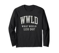 WWLD Cosa farebbe il Leone Papa Leone XIV Umorismo Cattolico Maglia a Manica