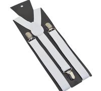 WWPMNQD Bretelle Bretelle da uomo rosse Cinturino unisex Bretels Mannen Donna da uomo(WHITE)