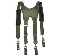 WWPMNQD Bretelle da uomo Bretelle da uomo, cintura tattica portautensili 1,5 pollici, imbracatura combattimento for esterni nera(Green)