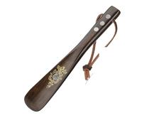 WWPMNQD Calzascarpe Calzascarpe professionale in legno da 22/55/70 cm flessibile con manico lungo Utile cucchiaio sollevatore Strumenti for la casa per scarpe lungo(Black 22cm B)