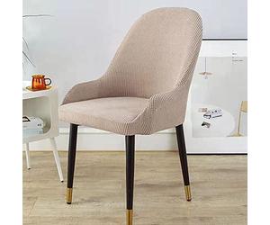 WWQQ 1/2/4Pezzi Copripoltrona Elasticizzato Ufficio Coprisedia con Braccioli Fodera Poltroncina Sala Pranzo Jacquard Casa E Cucina Soggiorno Fodere Coprisedie per Sedia Copertura Sedia da Scrivania