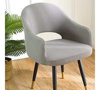 WWQQ Copripoltrona Elasticizzato Ufficio Coprisedia 2/4 Pezzi con Braccioli Fodera Poltroncina Sala Fodere per Sedie Pranzo Jacquard Casa E Cucina Soggiorno Impermeabile Copertura Sedia da Scrivania