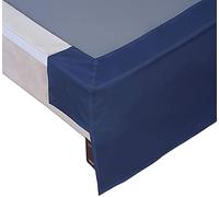 WWQQ Gonna da Letto Elasticizzata Avvolgente Matrimoniale/Singolo/Una Piazza E Mezzo Tinta Unita Gonna Letto con Volant Gonna da Letto Facile da Installare da 35cm (Color : B, Size : 180 * 200+35cm)