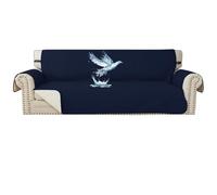 WWQQKJ Copridivano Impermeabile 1 Posto, Protezione Universale for Divano con braccioli, Protezione dai Graffi di Gatti e Cani(I,4 Places)