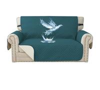 WWQQKJ Copridivano Impermeabile 1 Posto, Protezione Universale for Divano con braccioli, Protezione dai Graffi di Gatti e Cani(K,2 Places)