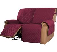 WWQQKJ Copridivano Reversibile Fodere per Sedia Relax 1/2/3 Posti Antiscivolo Impermeabile per Divani Reclinabili Trapuntata Copridivani con Tasche Portaoggetti AntiGraffio Salvadivano(6,2 Persone)