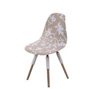 WWQQKJ Coprisedia scandinava Elasticizzate Fodere per sedie da Pranzo Scandinave coprisedile scandinavo(Messa,2 pezzi)