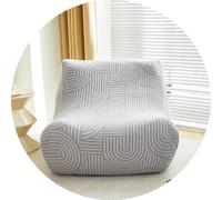 WWQQKJ Pigro Copridivano Elasticizzato, Jacquard Piccoli Controlli Copridivano Senza Braccioli 1 Posti Antiscivolo Durevole Lavabile Sofa Protettore per Soggiorno(K)
