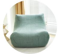 WWQQKJ Pigro Copridivano Elasticizzato, Jacquard Piccoli Controlli Copridivano Senza Braccioli 1 Posti Antiscivolo Durevole Lavabile Sofa Protettore per Soggiorno(H)