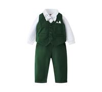 WWricotta Abiti e Completi per Bambini, Eleganti Abiti per Bambini, Stile Primavera-Autunno, Body da Uomo per Bambini di Un Anno