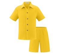 WWricotta Abiti Estivi per Ragazzi, Pantaloncini Larghi e Casual, Set Comodi con Elastico in Vita, Abbigliamento da Gioco per Bambini dai 5 ai 14 Anni, Stile Sportivo e, da Indossare Tutti i Giorni.