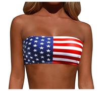 WWricotta Bikini Top Multiuso, Senza Spalline, Tracolla Regolabile e Staccabile, può Essere Indossato Come Top a Fascia o Tubino, Donna/A