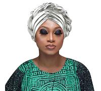 WWricotta Calotta per Capelli in Raso, con Treccia e Volant, per Dormire, Avvolgente, Morbida/A