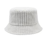 WWricotta Cappello da Pescatore colorato, Righe Larghe, Velluto a Coste, Elegante Street, per Teste Grandi/A