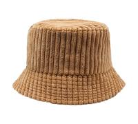 WWricotta Cappello da Pescatore colorato, Righe Larghe, Velluto a Coste, Elegante Street, per Teste Grandi/A