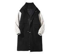 WWricotta Cappotto lungo anorak con design a due pezzi, caldo capospalla per la stagione autunno-inverno
