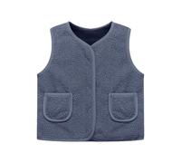 WWricotta Gilet in pile per bambine, giacca invernale imbottita, calda, softshell, antivento, termica, isolante, per bambini piccoli92