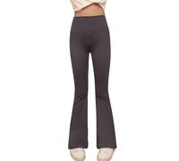WWricotta Pantaloni da Yoga a Vita Alta per Bambine, Stile, con Orlo Svasato, Elastici, Morbidi e Comodi, per l'allenamento