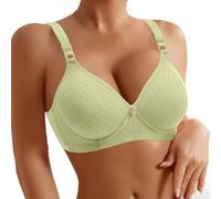WWricotta Reggiseno Floreale in Pizzo con Chiusura Frontale e Ferretto, Supporto Comodo, Bralette Daily Donna, Morbido e Avvolgente/A