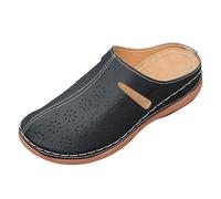 WWricotta Sandali da spiaggia zeppa aperta, slip-on, casual, estivi, donna, comodi e facili, perfetti per vacanze al mare/A