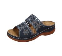 WWricotta Scarpe da donna Sandali con zeppa con suola spessa Sandali con una gamba a alla moda/A