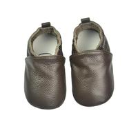 WWricotta Scarpine Gattonare Pelle 0-2 Anni - Prime Passi, Suola Scamosciata, Ideali per Neonati, morbide e Traspiranti, Look Elegante e Sicuro