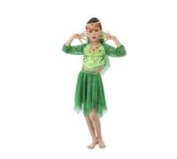 WWricotta Set Danza del Ventre per Bambina, Gonna Corta e Top con Paillettes, Velo Incluso, Ideale per saggi e Feste a Tema/A
