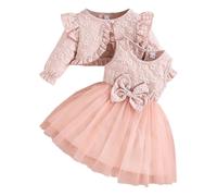 WWricotta Set di Abiti per Bambine, Vestito Autunnale con e Vestito per Bambine dai 6 Mesi ai 3 Anni, Abbigliamento Casual Autunnale.